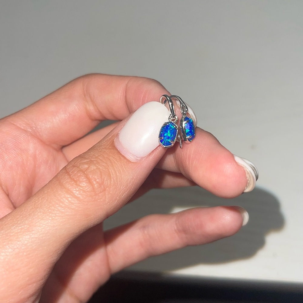 Kendra Scott blue earrings